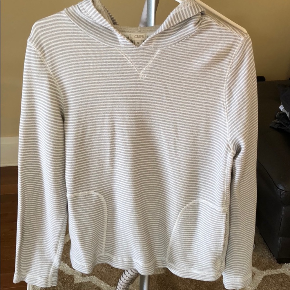 J. Crew lightweight hooded sweatshirt